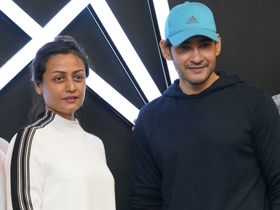 Mahesh Babu and Namrata At Myo Moment lifestyle club Launch